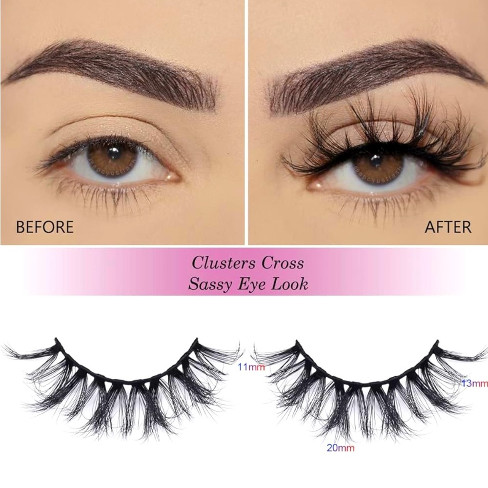 Sassy Clusters 5D Mink Lash